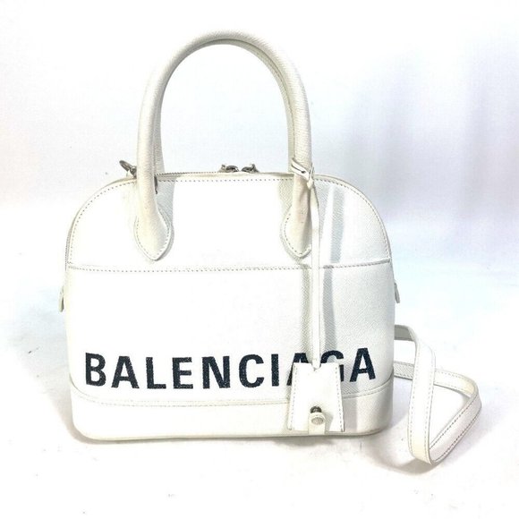Authentic BALENCIAGA Bicolor bag Ville top handle S 2WAY Bag - Picture 1 of 12